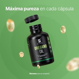 B Life Aceite de Orégano de 300 Softgels Suplemento Alimenticio