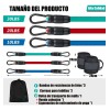 Bandas De Resistencia Ejercicio Glúteos 8pzs Yoga Pilates