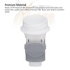 2Pcs Breastmilk Storage Bag Adapter Portable Convenient Use Wide Mouth
