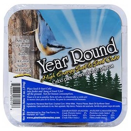 Pine Tree Year Round Hi-Energy Suet Cakes, 11 oz., 24 Pack