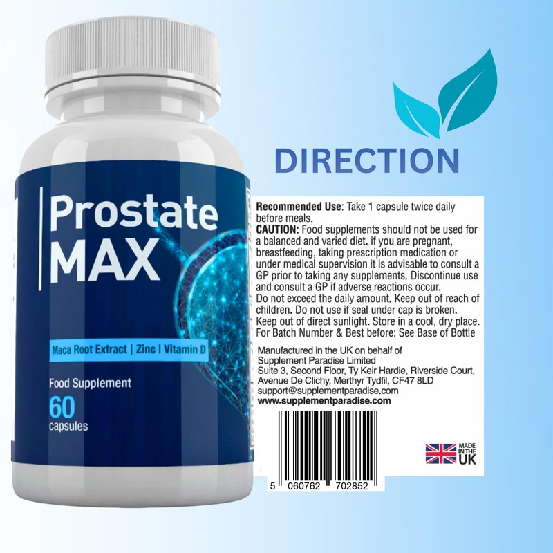 Prostate Max - Nutritional Support Formula for Men's Wellness -