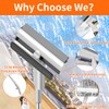 4 in 1 Window Squeegee with Water Tank,Window Cleaner Tool