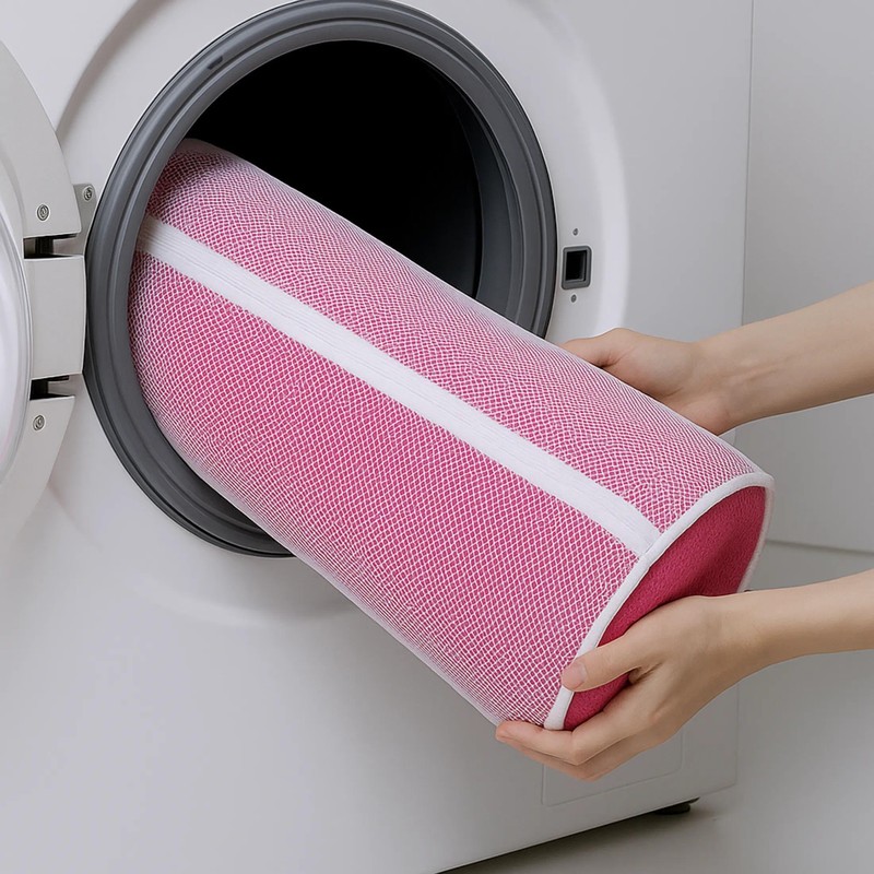 Hello Beautiful Bath Mat, 31.5 x 19.7 Inch Pink Washable