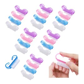 24 Cepillos Para Manicure Elimina Residuos Quita Polvo Uñas