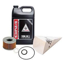 Tusk 4-Stroke Oil Change Kit Pro-Honda GN4 10W-30 Compatible with Honda Pioneer 700 2014-2025