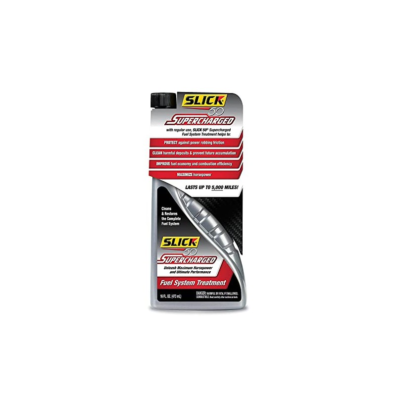 Slick 50 40206016 Supercharged Fuel System Treatment, 16-Ounce