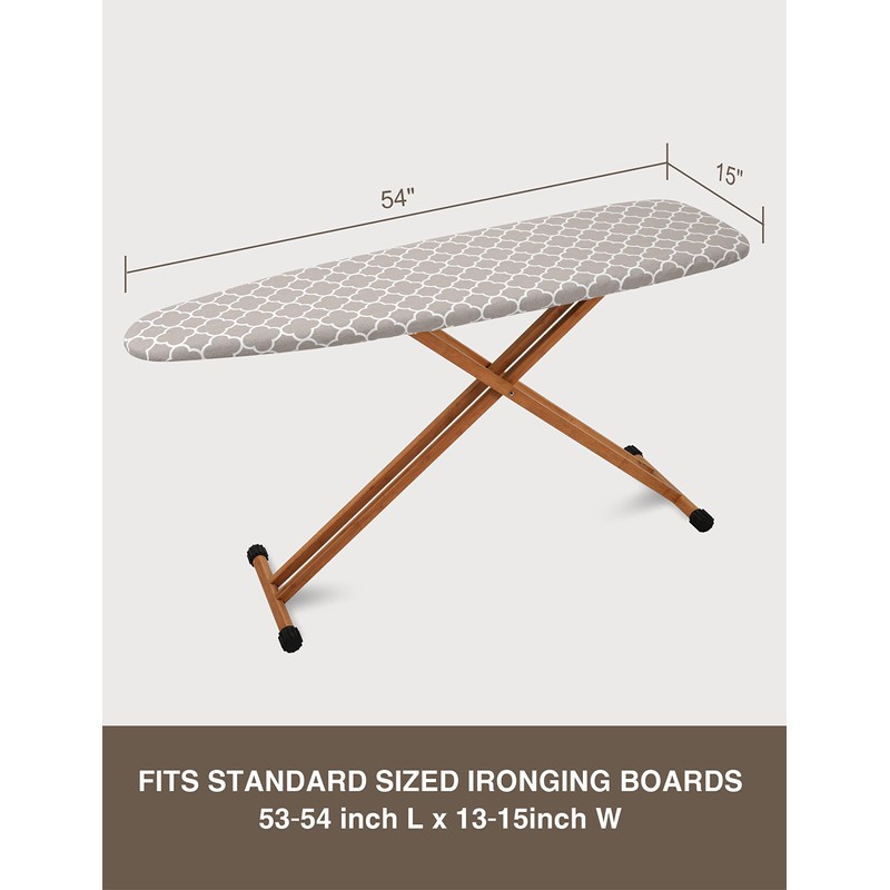 SUNKLOOF Extra Thick Ironing Board Cover and Pad, Resist Scorching