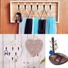 Mokife 12 Pack Coat Hooks Black Wall Mounted Rustic Small