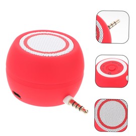 SHOWERORO Mini Desktop Speaker External Music Box Wired Aux in Bass for Home Office School Laptop