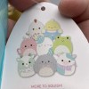 Squishmallows 2022 Aimee The Chick Overalls Backpack Clip 3.5" Soft