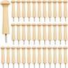 Kugliwa 36 Pcs Wooden Shaker Peg Unfinished Wood Shaker Racks