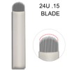 50pcs White Microblading Blade U24 NANO .15mm Diameter Thinnest Blade