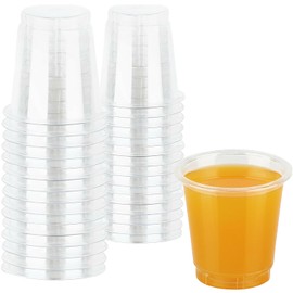 Blue Sky 2 Oz Clear PET Cups - 40 Count, Durable Plastic Shot Cups for Parties and Events