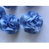 Unbranded Carnation Shaped Lapel Stud Pin - Cornflower Blue Ribbon
