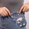 Waist Adjustment Buttons, Jeans Adjustment Buttons with Rivets Seamless Waist