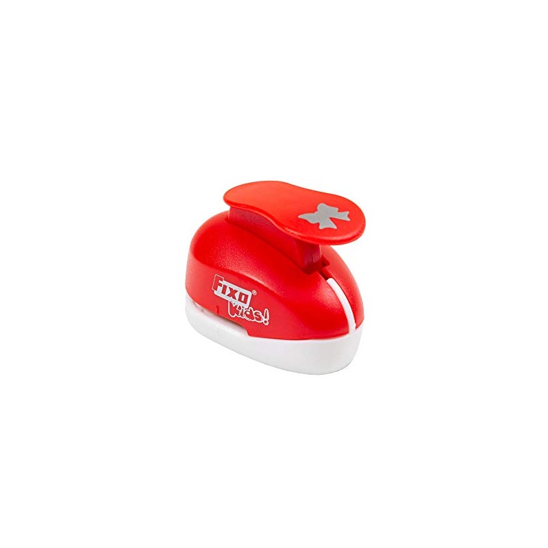 Small Red Bow Shaped Fixed Hole Punch
