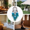 Donko Blue Large Dream Catcher with Wooden Bead
