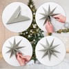 Nordstern Paper Star Set of 3 Christmas Decorations for Windows