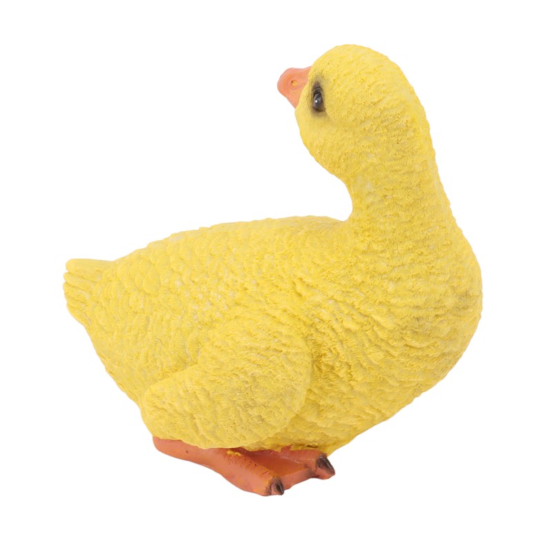 Duck Ornament Resin Weather Resistant Cute Vivid Expression Duck Statues