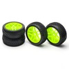 Pxyelec 17mm Wheel Tires, Buggy Rubber Wheel Tyres for 1:8