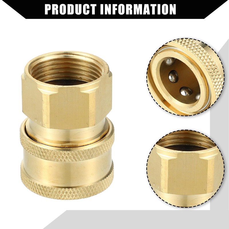 Hihaha Pressure Washer Coupler/Outer Washer Gun Adapter Universal for Car/Durable