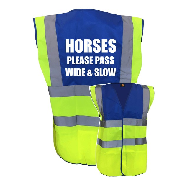 Equestrian Horses Please Pass Wide And Slow Hi Viz Vis