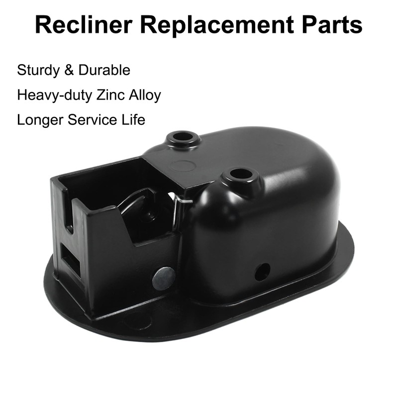 Biaungdo Metal Recliner Handle Replacement Parts, Black Aluminum Alloy Handle