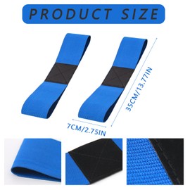 SAIIURV 2 Pieces Golf Swing Trainer for Arms, Golf Swing Trainer Aid, Arm Corrector Golf Swing, Improve Your Swing Posture, Swing Trainer Wrist for All Golfers, Beginners (Blue)