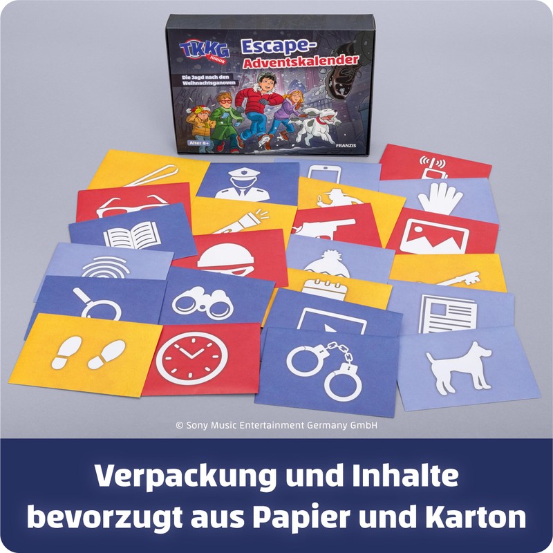 FRANZIS TKKG 67240 Junior Escape Advent Calendar: The Hunt for