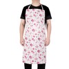 LOLOMLO Oversize Canvas Cotton Apron, Extra Large Aprons with 2