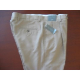 Daniel Cremieux 36 Cremieux shorts beige polyester pleated 9" inseam New