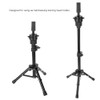 Wig Mannequin Head Metal Wig Stand, Adjustable, Lady, Professional Cut