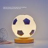 Soccer 3D Lamp Night Light with Remote Control Timer Soft