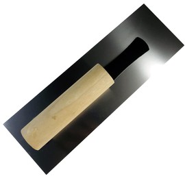 BANCOO Flat Head Stainless Steel Trowel - Super Elastic Ultra-Thin Lightweight Flexible Blade - Concrete & Venetian Plaster Finishing Polishing Tool(D2790F)