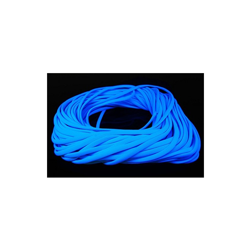 Blacklight Glo-Line Luminescent Roping (Blue, 100 Feet)