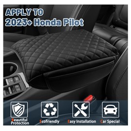 2026 Passport Armrest Cover for Honda Passport 2026 Accessories Thicken Soft & Comfy Center Console Cover Compatible with 2024-2026 Honda Passport TrailSport/RTL/TrailSport Elite & 2023-2025 Pilot