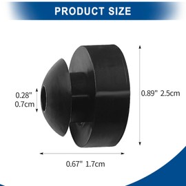 deawater 4pcs Glove Box Seat Grommet Seal 5412504 5410774 for Polaris ATP 330 500 2004-2005 Ranger 400 425 500 700 800 900 1000 1999-2020 Ranger Crew 500 570 1000 2011-2020