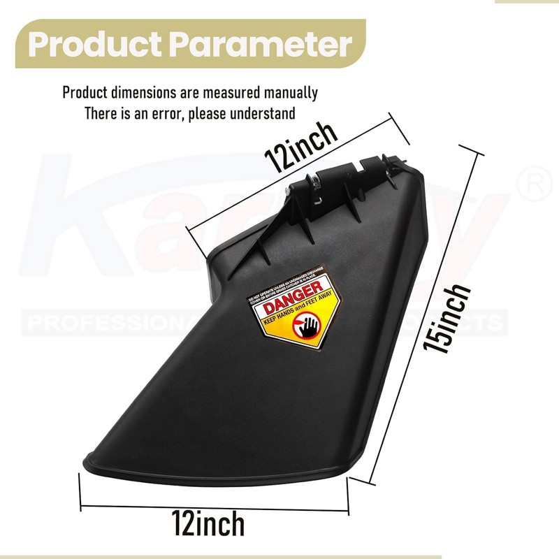 Bellstafairy 631-05229 Deck Chute Assembly Compatibilty with mtd's Murray 631-0216,