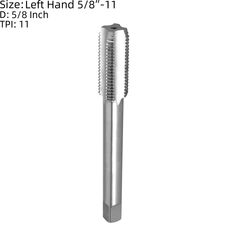 Burkit 5/8"-11 UNC Tap and Die Set Left Hand, 5/8
