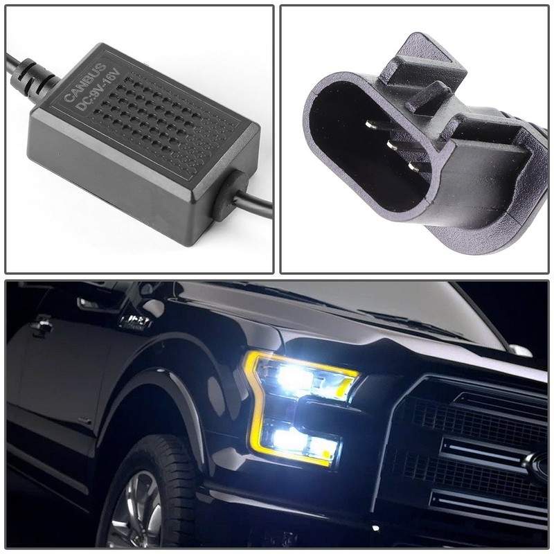 DNA Motoring HID-LED-LB-H13-HL Pair of LED Light Bulbs (High +