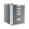 IOENC Lockable Document Storage Box, 5-Drawer File Organizer, Office Storage