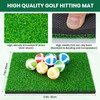 LYDARZ 70"x70" Battle Golf Game Set Chipping Game Practice Mat