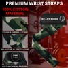 TECEUM Lifting Wrist Straps with Neoprene Padding Support – Camo