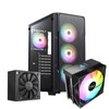 RAIDMAX Vector V Series Gaming Case with 4 Pre-Installed Static
