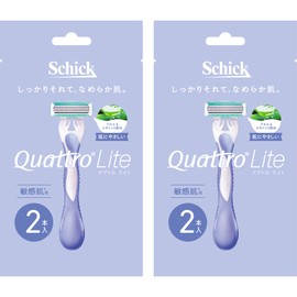 Schick (Schick) Schick Quattro Light for Sensitive Skin (2-pack) x 2 Packs Women's Razor