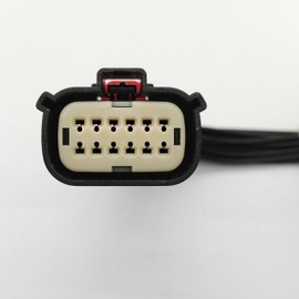 Bhitme 68364272AA Headlight 12 Wire Harness Connector Pigtail Compatible with Dodge Charger 2015 2016 2017 2018