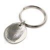 Custom Silver Fingerprint Keyring