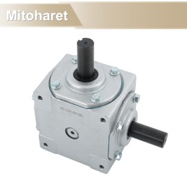 mitoharet Right Angle Gearbox 19455-SR-KW-PH-GR CW/CW 1:1 1800 Max RPM with Crosshole