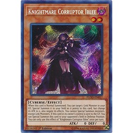Knightmare Corruptor Iblee - FLOD-EN017 - Secret Rare - 1st Edition - Flames of Destruction