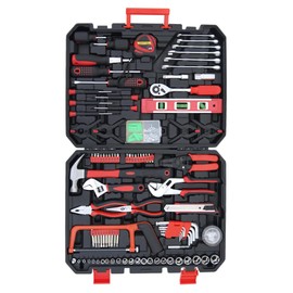 238-Piece Home Tool Set, General Household Home Repair and Mechanic's Hand Tool Kit Set Toolbox Storage Case Wrenche, Hammer, Hex Keys and More
